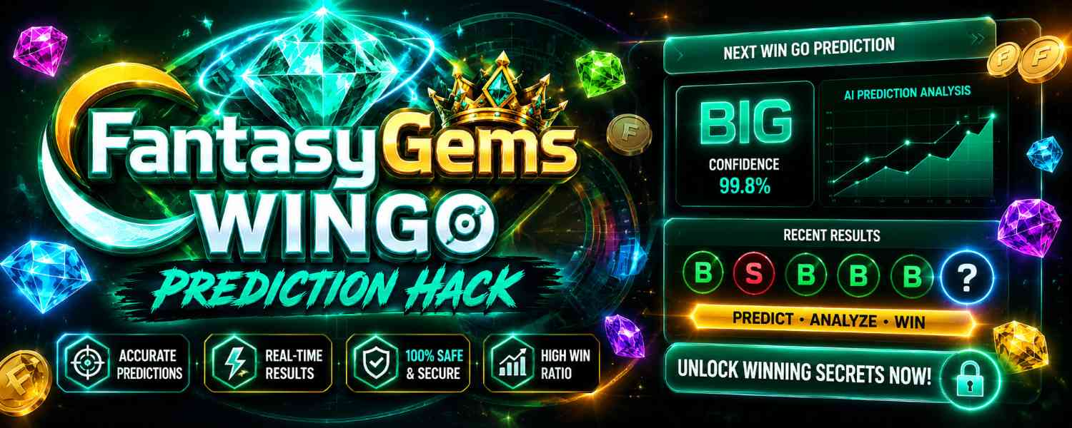 FantasyGems Wingo Predictor: Hack Panel & Pattern Analysis