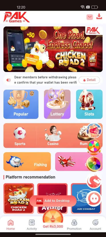 Pak Game APK - Exciting Slot Games & Wingo Fun